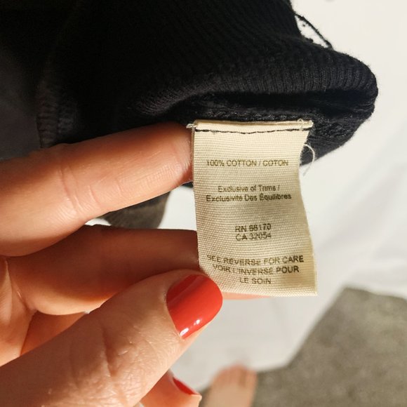 We The Free Long Sleeve Top Size Small Black - Picture 6 of 6